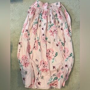 eShakti Pink Maxi Skirt